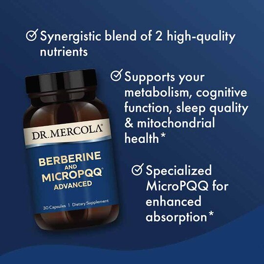 Berberine and MicroPQQ Advanced, DRM